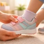 Gyerekcipő kiválasztás ortopédiai szempontból, figyeljük a lábfejlődést és támogatást a helyes lépésekhez.