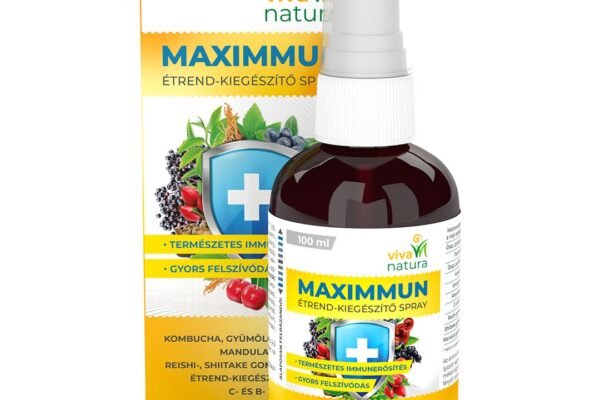 Viva Natura Maximmum étrend-kiegészítő spray kombuchával, immunerősítő hatással.
